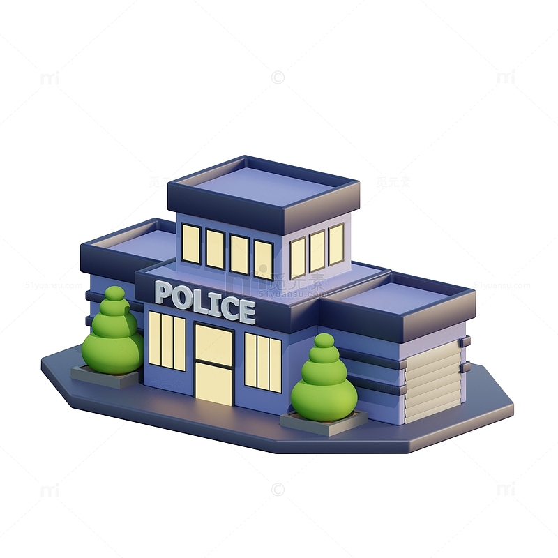 3D警察局元素