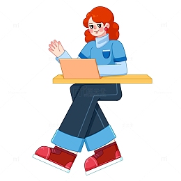 招聘投简历免抠图片