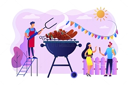 一起欢聚一起BBQ