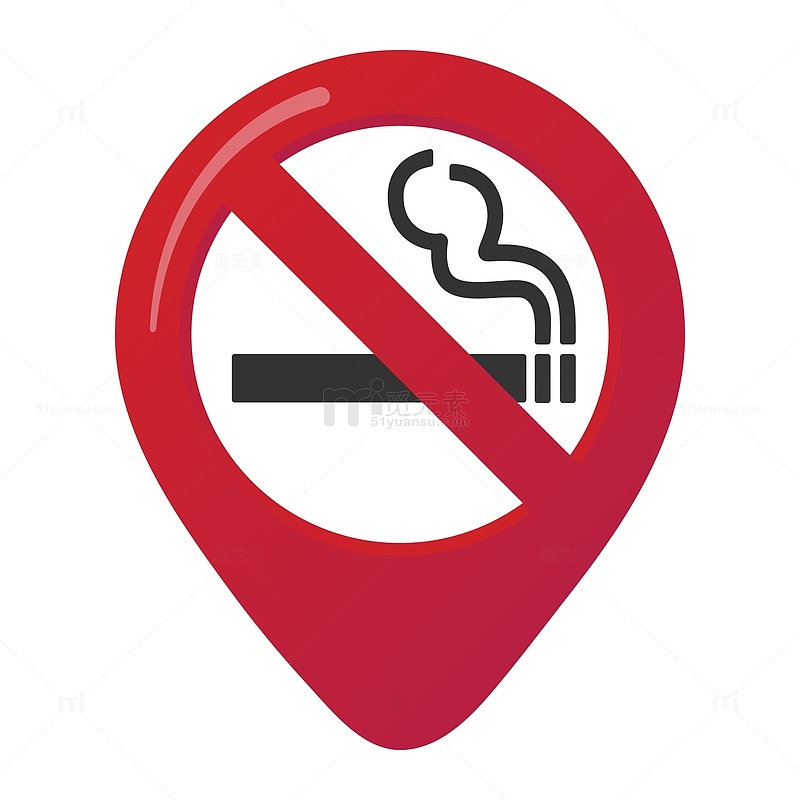 禁烟区标志地图