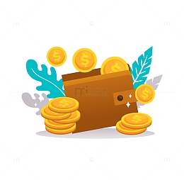 钱夹里的金币