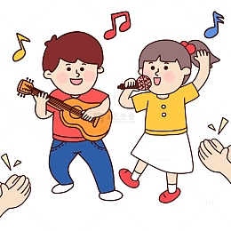 61儿童节卡通儿童表演节目免抠素材