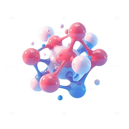 分子卡通模型