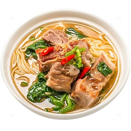 排骨面美食面条