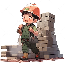 劳动节工地工作者