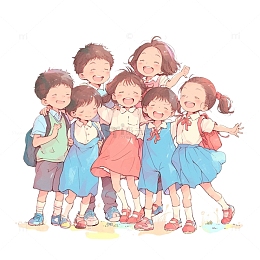 一群阳光开朗的青年