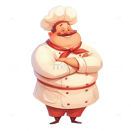 卡通厨师形象
