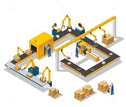 工厂自动化打包机器