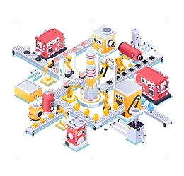 机械制作美食流水线