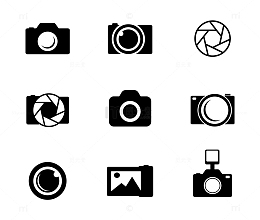 照片相机图标集