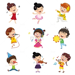 庆祝六一儿童节的孩童