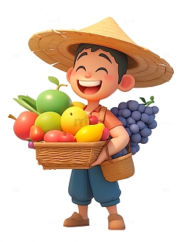 丰收的农民劳动节