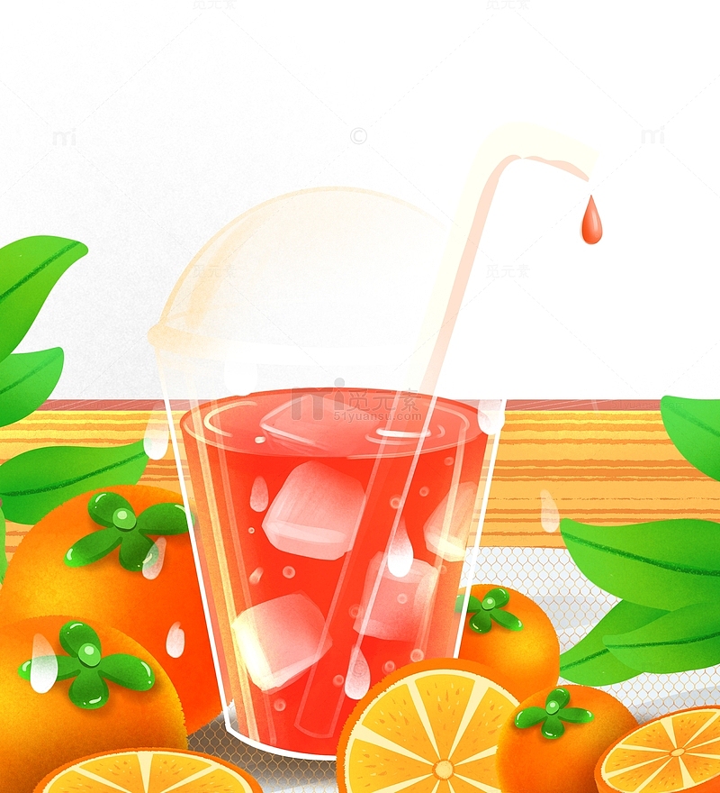 夏日冷饮水果果汁