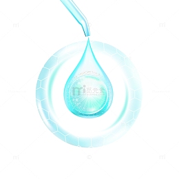 滴管滴下的精华液