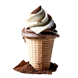 奶油巧克力冰淇淋