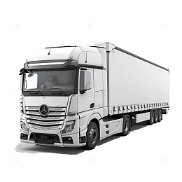 白色物流运输车