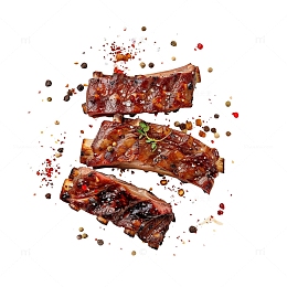 美味的椒盐排骨