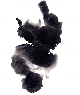 水墨晕染墨汁墨迹