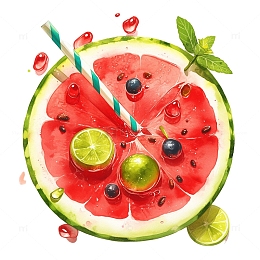 夏日清凉水果