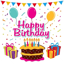 生日派对装饰场景