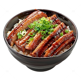 美味鳗鱼饭美食节食物