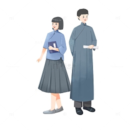 民国时期青年元素