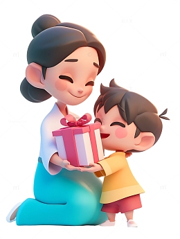 母亲节孩子送母亲礼物2