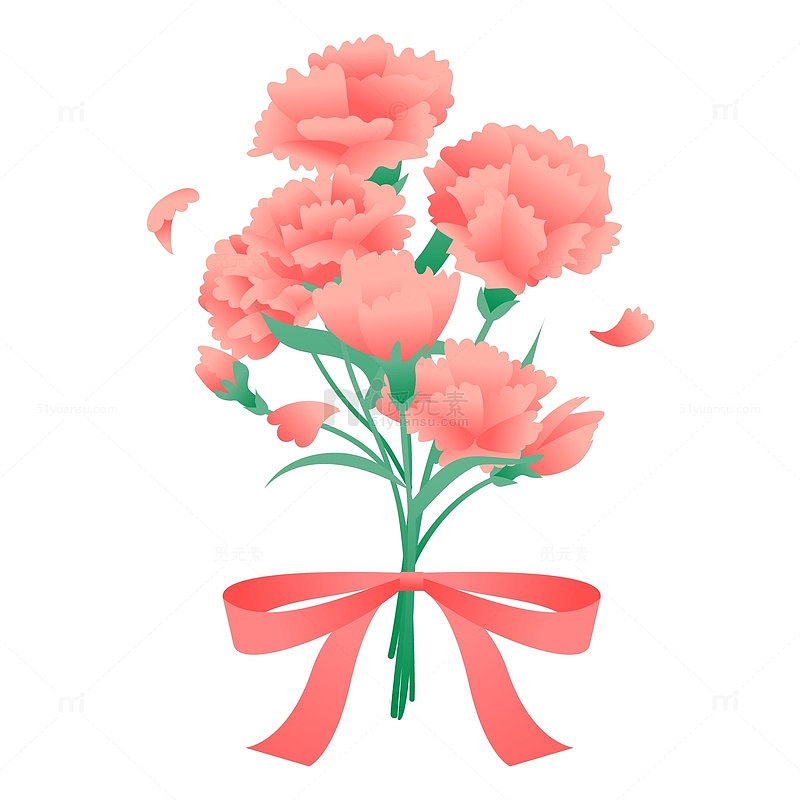 康乃馨母亲节花束