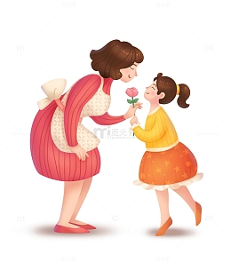 母亲节节日母亲子女家人亲情