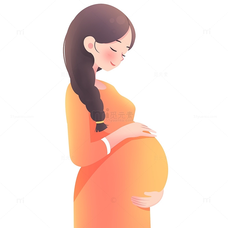 母亲节怀孕孕妇准妈妈元素