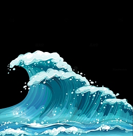 大海海浪波纹
