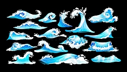 海浪波纹潮汐风暴海啸