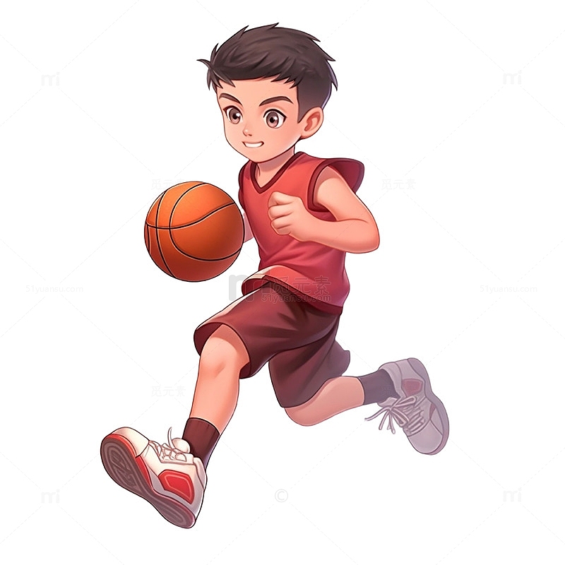 篮球男孩运动会