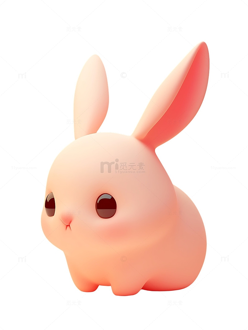 可爱的小兔子玉兔