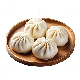 美食大馅包子