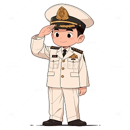 中国海军军官人物素材