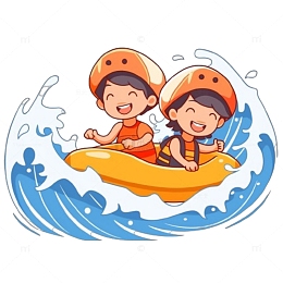 夏天漂流卡通人物