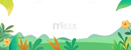 春天春意盎然的草地