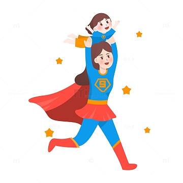 母亲节 超人妈妈