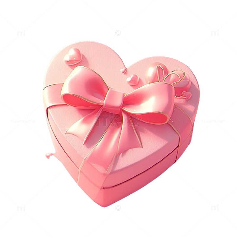 粉色爱心礼盒