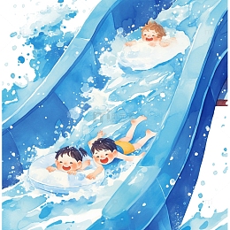 蓝色水上娱乐项目