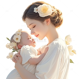 母亲节母女人物