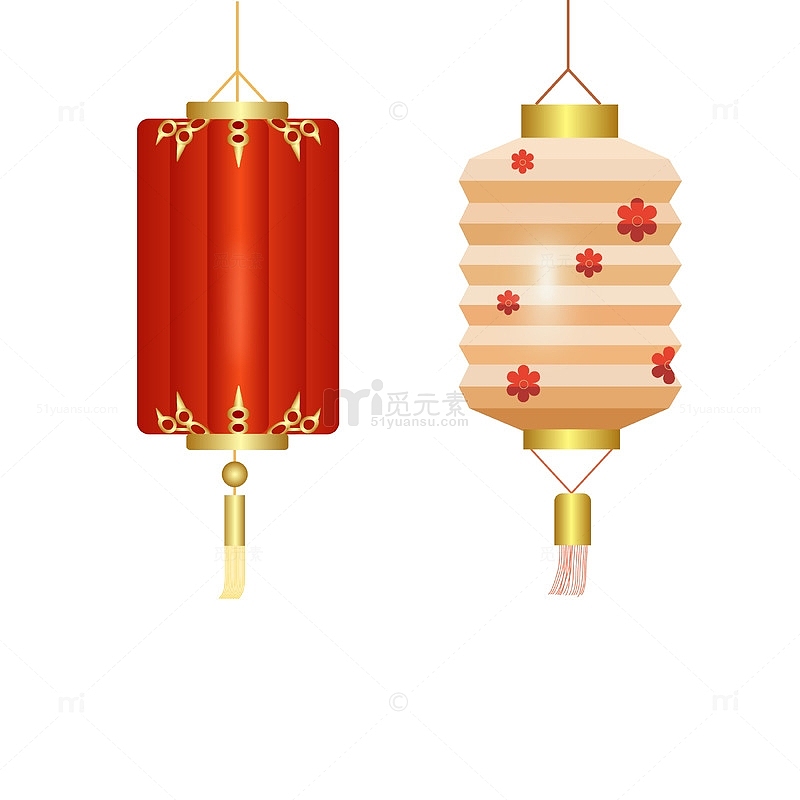 中国风喜庆传统节日装饰灯笼