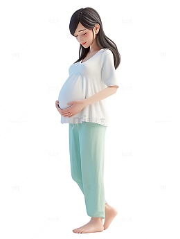 母亲节孕妇形象2