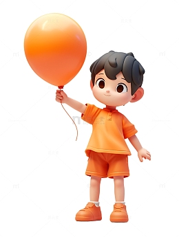 儿童节拿着气球的女孩2