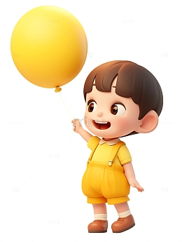 儿童节拿着气球的男孩4