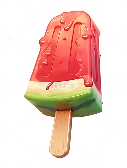 西瓜冰棍冰淇淋雪糕
