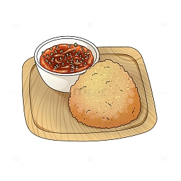 贵州美食油炸豆腐圆