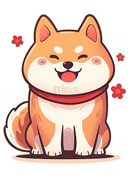 可爱的小柴犬