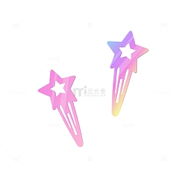 卡通儿童发夹发夹带